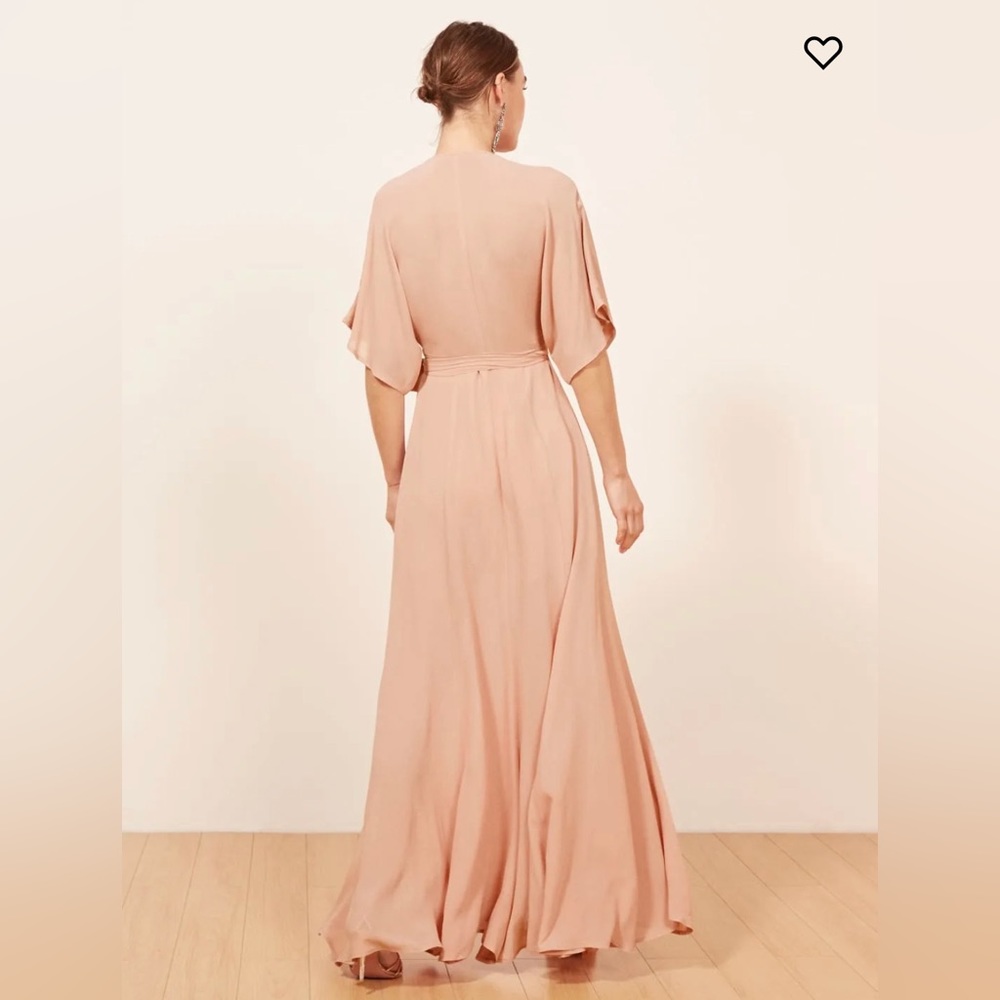 Reformation Winslow Dress In Champagne